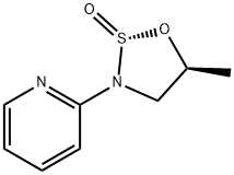 Pyridine, 2-(5-methyl-2-oxido-1,2,3-oxathiazolidin-3-yl)-, (2R-trans)- (9CI) 结构式