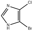 4-Bromo-5-chloroimidazole Structure