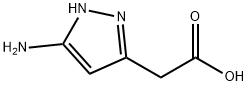 (5-AMINO-2H-PYRAZOL-3-YL)-ACETIC ACID Structure