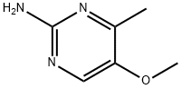 5-甲氧基-4-甲基-2-嘧啶胺 结构式