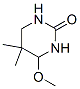 tetrahydro-4-methoxy-5,5-dimethyl-1H-pyrimidin-2-one  Structure