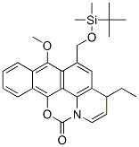 174969-62-1 3H,12H-Benzo[h]quino[1,8,7-cde][1,3]benzoxazin-12-one,  5-[[[(1,1-dimethylethyl)dimethylsilyl]oxy]methyl]-3-ethyl-6-methoxy-  (9CI)