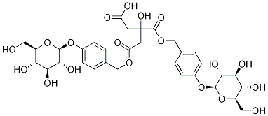 [2-(Carboxymethyl)-2-hydroxy-1,4-dioxo-1,4-butanediyl]bis(oxymethylene-4,1-phenylene) bis-beta-D-glucopyranoside