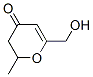 4H-Pyran-4-one, 2,3-dihydro-6-(hydroxymethyl)-2-methyl- (9CI) Struktur