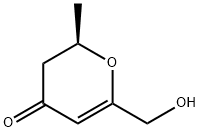 4H-Pyran-4-one, 2,3-dihydro-6-(hydroxymethyl)-2-methyl-, (R)- (9CI) 结构式