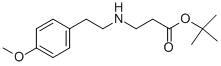 N-[2-(4-METHOXYPHENYL)ETHYL]-BETA-ALANINE 1,1-DIMETHYLETHYL ESTER Struktur