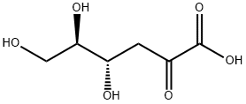 2-酮基-3-脱氧葡萄糖酸盐,17510-99-5,结构式