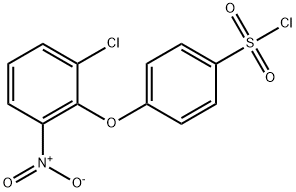 4-(2-CHLORO-6-NITROPHENOXY)BENZENE-1-SULFONYL CHLORIDE|4-(2-氯-6-硝基苯氧基)苯-1-磺酰氯