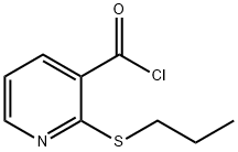 2-(PROPYLTHIO)PYRIDINE-3-CARBONYL CHLORIDE|2-丙基硫代吡啶-3-羰酰氯