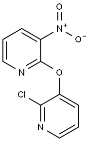2-[(2-氯-3-吡啶)氧基]-3-硝基吡啶 结构式