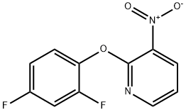 2-(2,4-DIFLUOROPHENOXY)-3-NITROPYRIDINE Structure