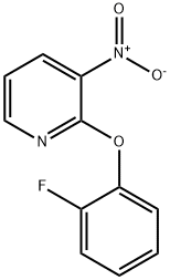 2-(2-FLUOROPHENOXY)-3-NITROPYRIDINE Structure