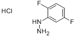2,5-Difluorophenylhydrazine hydrochloride Structure