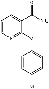 2-(4-CHLOROPHENOXY)NICOTINAMIDE Struktur