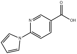 6-(1H-ピロール-1-イル)ニコチン酸 化学構造式