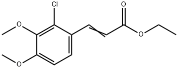 ETHYL 3-(2-CHLORO-3,4-DIMETHOXYPHENYL)ACRYLATE Struktur