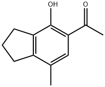 1-(4-羟基-7-甲基-5-茚满)-乙酮,175136-13-7,结构式