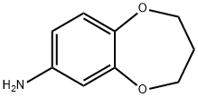 3,4-DIHYDRO-2H-1,5-BENZODIOXEPIN-7-AMINE Struktur