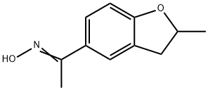 1-(2-甲基-2,3-二氢苯并[B]呋喃-5-基)-1-乙酮肟, 175136-43-3, 结构式