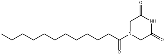 4-十二烷基哌嗪-2,6-二酮, 175136-49-9, 结构式