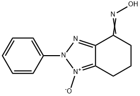 4-HYDROXYIMINO-2-PHENYL-4,5,6,7-TETRAHYDRO-2H-1,2,3-BENZOTRIAZOL-1-IUM-1-OLATE 结构式