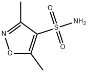 4-Isoxazolesulfonamide,3,5-dimethyl-(9CI) 化学構造式
