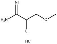 2-氯-3-甲氧基丙脒盐酸盐 结构式