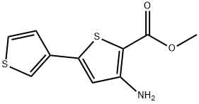 Methyl 3-amino-5-(thien-3-yl)thiophene-2-carboxylate 结构式