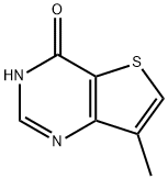 7-甲基噻吩并[3,2-D]嘧啶-4(3H)-酮,175137-13-0,结构式