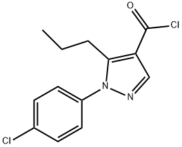 1-(4-CHLOROPHENYL)-5-PROPYL-1H-PYRAZOLE-4-CARBONYL CHLORIDE|1-(4-氯苯基)-5-丙基-吡唑-4-羰酰氯