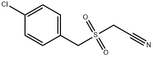 2-[(4-CHLOROBENZYL)SULFONYL]ACETONITRILE 化学構造式