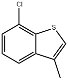 7-クロロ-3-メチル-1-ベンゾチオフェン 化学構造式