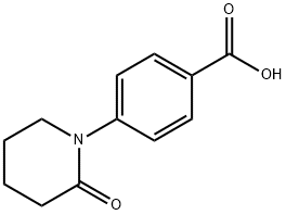 4-(2-OXO-PIPERIDIN-1-YL)-BENZOIC ACID Struktur