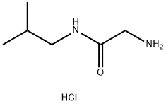 2-氨基-N-(2-甲基丙基)乙酰胺盐酸盐 结构式
