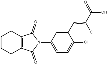 吲哚酮草酯(自由酸) 结构式