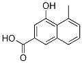 2-Naphthalenecarboxylic acid, 4-hydroxy-5-Methyl- Structure