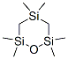 2,2,4,4,6,6-Hexamethyl-1-oxa-2,4,6-trisilacyclohexane Struktur