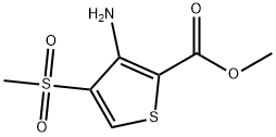 METHYL 3-AMINO-4-(METHYLSULFONYL)THIOPHENE-2-CARBOXYLATE|3-氨基-4-甲基磺酰噻吩-2-羧酸甲酯