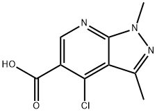 4-클로로-1,3-디메틸피라졸로[3,4-B]피리딘-5-카르복실산