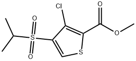 메틸3-클로로-4-(이소프로필술포닐)티오펜-2-카르복실레이트