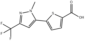 175202-29-6 2-[1-メチル-3-(トリフルオロメチル)ピラゾール-5-イル]-チオフェン-5-カルボン酸