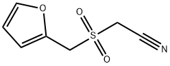 2-[(2-FURYLMETHYL)SULFONYL]ACETONITRILE Struktur