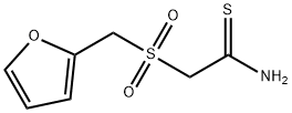 2-((呋喃-2-基甲基)磺酰基)乙硫代酰胺, 175202-41-2, 结构式