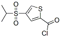 4-(Isopropylsulphonyl)thiophene-2-carbonyl chloride Struktur