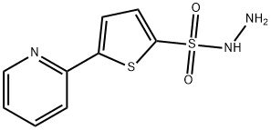 5-(2-PYRIDYL)THIOPHENE-2-SULFONOHYDRAZIDE Struktur