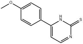 4-(4-METHOXYPHENYL)PYRIMIDINE-2-THIOL Struktur