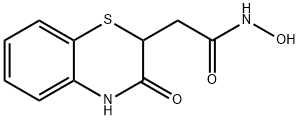 N-羟基-2-(3-氧代-3,4-二氢-2H-苯并[B][1,4]噻嗪-2-基)乙酰胺,175202-81-0,结构式