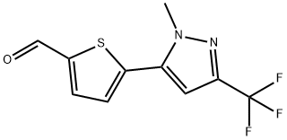 175202-94-5 2-[1-メチル-3-(トリフルオロメチル)ピラゾール-5-イル]チオフェン-5-カルボキシアルデヒド