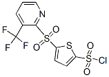 2-[3-(Trifluoromethyl)pyrid-2-ylsulphonyl]thiophene-5-sulphonyl chloride