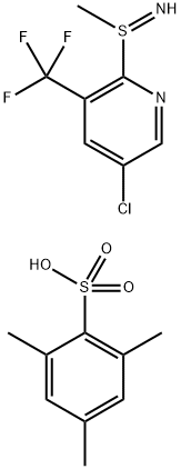 5-CHLORO-2-(METHYLSULFINOIMIDOYL)-3-(TRIFLUOROMETHYL)PYRIDINE 2,4,6-TRIMETHYLBENZENESULFONATE|S-〔5-氯-3-(三氟甲基)吡啶-2-基〕-S-甲基硫亚胺2.4.6-三甲基苯硫酸盐